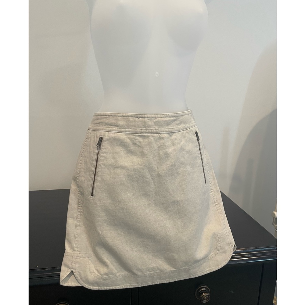 J. CREW Zip-pocket Canvas Mini  size 0